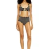 florence-dnm Soutien-gorge souple en coton côtelé avec bijou Oval D