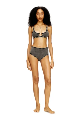 florence-dnm Soutien-gorge souple en coton côtelé avec bijou Oval D