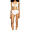florence-dnm Soutien-gorge souple en coton côtelé avec bijou Oval D