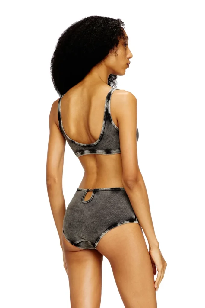 florence-dnm Soutien-gorge souple en coton côtelé avec bijou Oval D