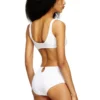 florence-dnm Soutien-gorge souple en coton côtelé avec bijou Oval D