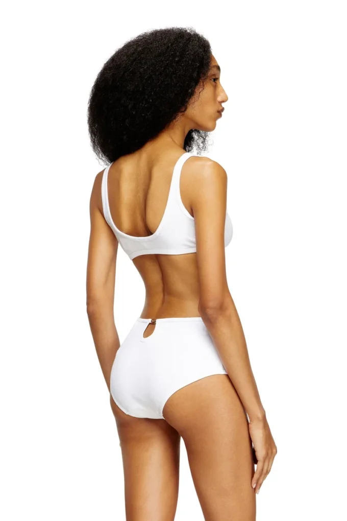 florence-dnm Soutien-gorge souple en coton côtelé avec bijou Oval D