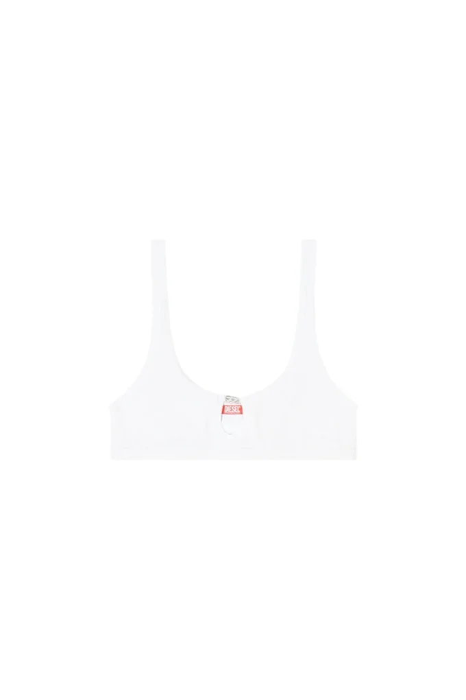 florence-dnm Soutien-gorge souple en coton côtelé avec bijou Oval D