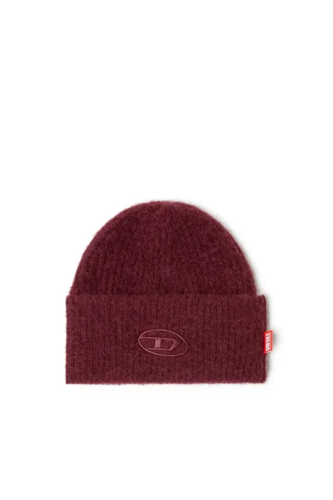 fr-k-lollo-hat Bonnet bordeaux avec broderie Oval D
