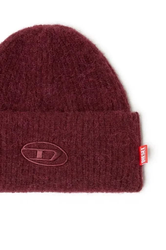 fr-k-lollo-hat Bonnet bordeaux avec broderie Oval D