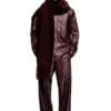 fr-p-arten Pantalon avec logo bordeaux