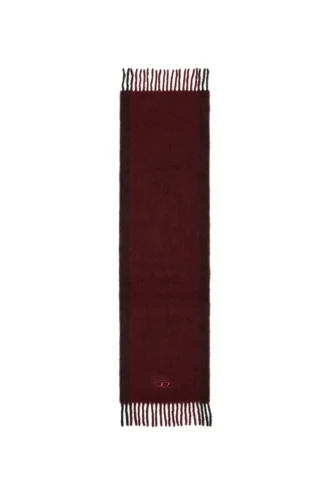 fr-s-olid Écharpe en laine jacquard bordeaux