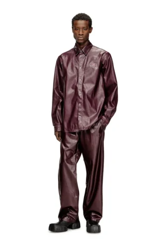 fr-s-simply Chemise avec logo bordeaux