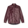 fr-s-simply Chemise avec logo bordeaux