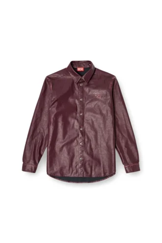 fr-s-simply Chemise avec logo bordeaux