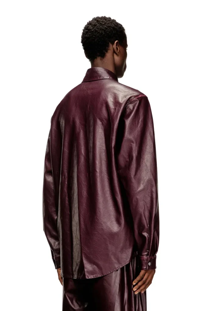 fr-s-simply Chemise avec logo bordeaux