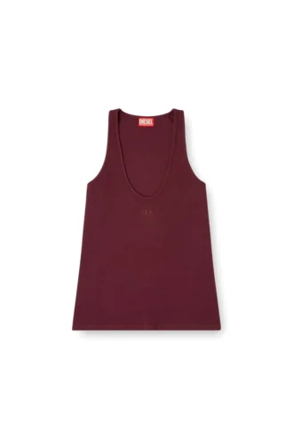fr-t-ipsya Débardeur bordeaux avec détail Oval D