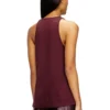 fr-t-ipsya Débardeur bordeaux avec détail Oval D