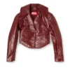 g-ameck Veste ajustée en tissu enduit