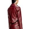 g-ameck Veste ajustée en tissu enduit