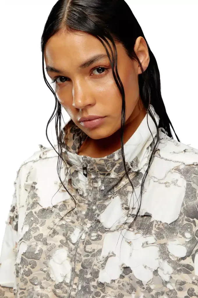g-bruma Veste camouflage à l&rsquo;aspect délavé
