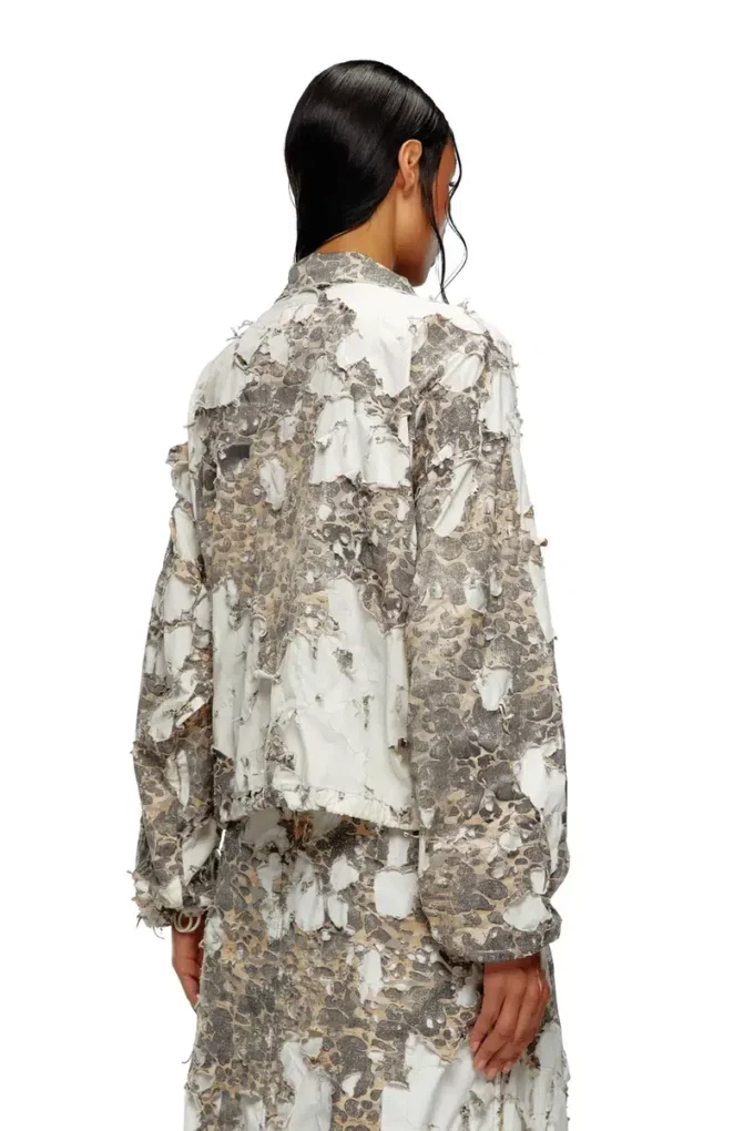 g-bruma Veste camouflage à l&rsquo;aspect délavé