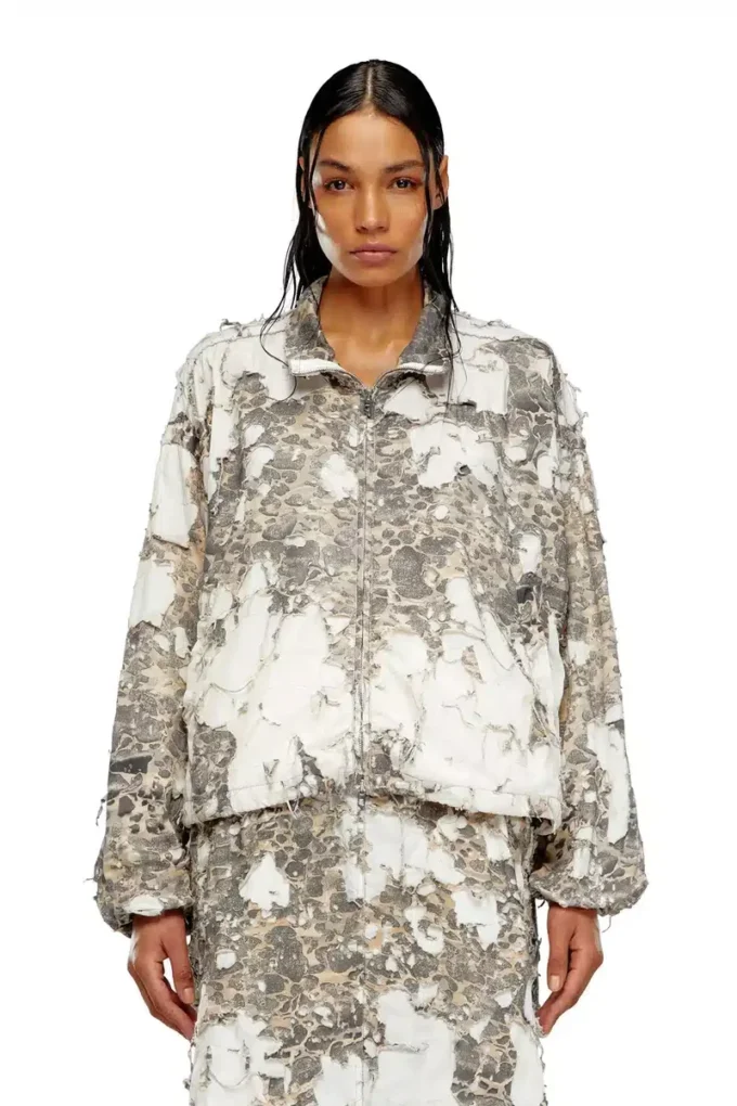 g-bruma Veste camouflage à l&rsquo;aspect délavé