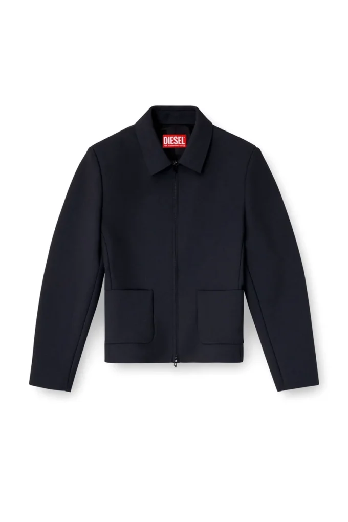 g-cesara-bond Veste à col en tissu néoprène