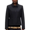g-cesara-bond Veste à col en tissu néoprène