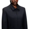 g-cesara-bond Veste à col en tissu néoprène