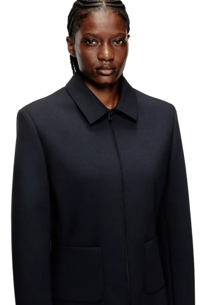 g-cesara-bond Veste à col en tissu néoprène