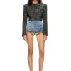 g-crop-g Veste courte en tissu bouclé