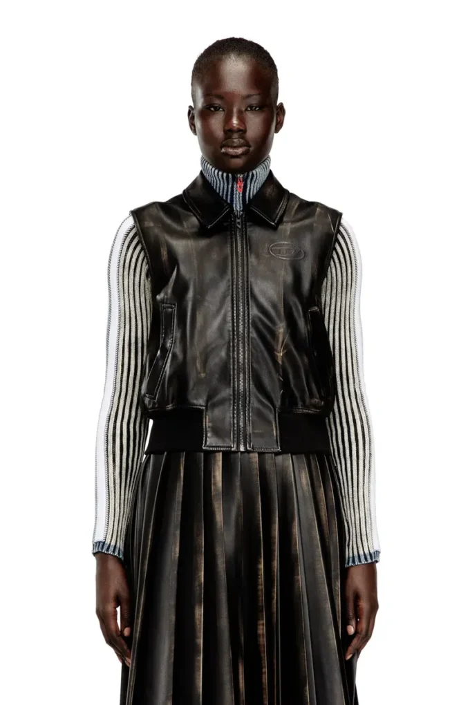 g-inko Gilet bomber effet vieilli