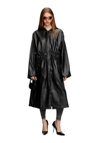 g-lary Manteau utilitaire à capuche délavé
