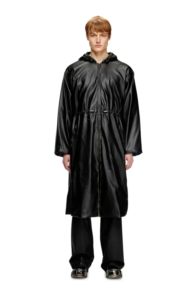 g-lary Manteau utilitaire à capuche délavé