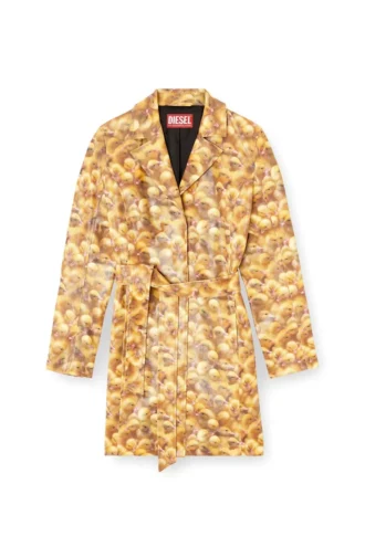 g-oji Trench-coat à imprimé canards
