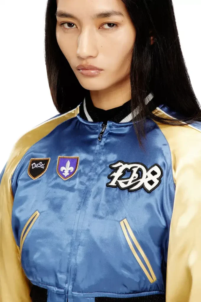 g-ospel-cp Veste courte souvenir en satin