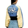 g-ospel-cp Veste courte souvenir en satin