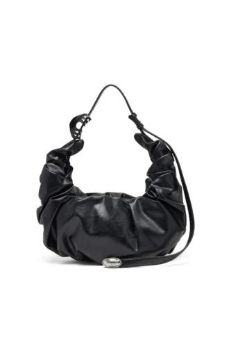 grab-d hobo l Grab-D L – Grand sac hobo froissé en PU brillant