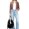grab-d hobo l Grab-D L – Grand sac hobo froissé en PU brillant