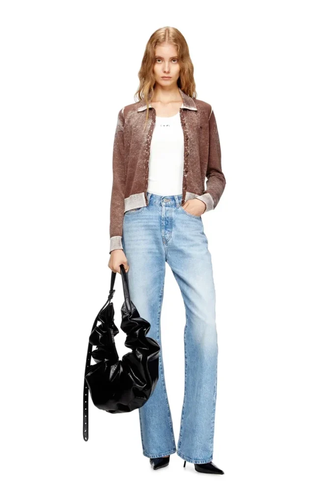 grab-d hobo l Grab-D L – Grand sac hobo froissé en PU brillant