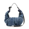 grab-d hobo l Sac hobo Grab-D-Large froissé en denim traité
