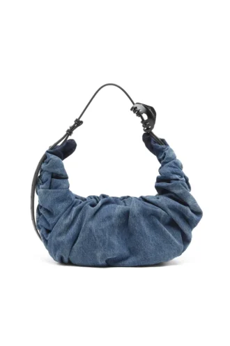 grab-d hobo l Sac hobo Grab-D-Large froissé en denim traité