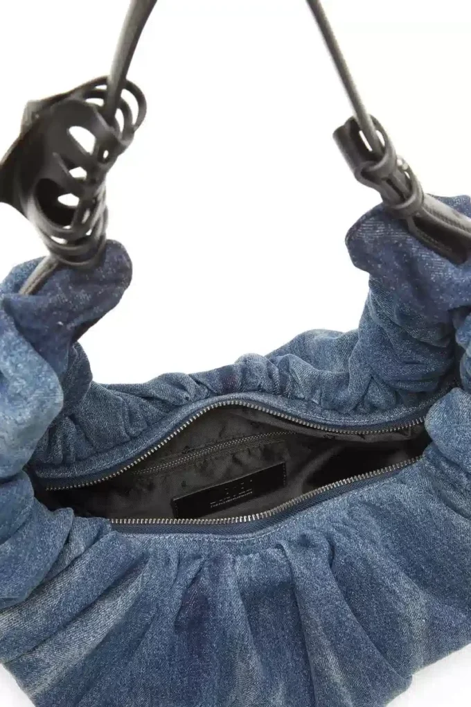 grab-d hobo l Sac hobo Grab-D-Large froissé en denim traité