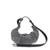 grab-d hobo s Sac hobo froissé Grab-D S-Small en denim cristal
