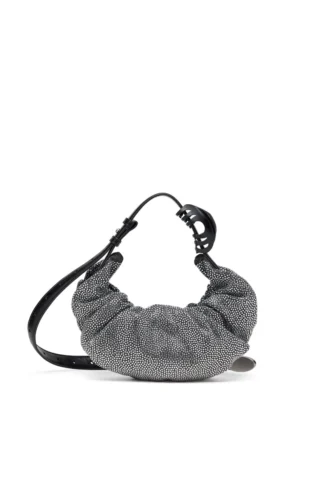 grab-d hobo s Sac hobo froissé Grab-D S-Small en denim cristal