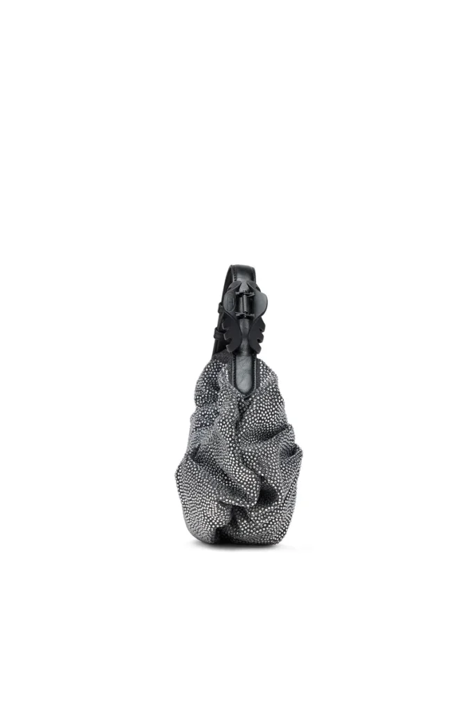 grab-d hobo s Sac hobo froissé Grab-D S-Small en denim cristal