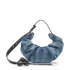 grab-d hobo s Sac hobo froissé Grab-D-Small en denim traité