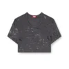 irma-gft T-shirt court à effet métallisé