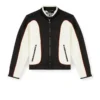 j-blink-a Veste motard color block avec passepoil