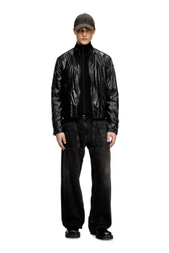 j-clays Blouson motard en ripstop brillant