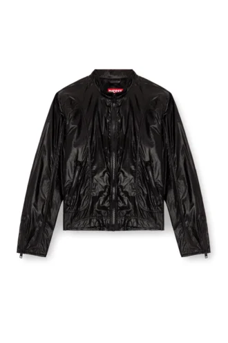 j-clays Blouson motard en ripstop brillant