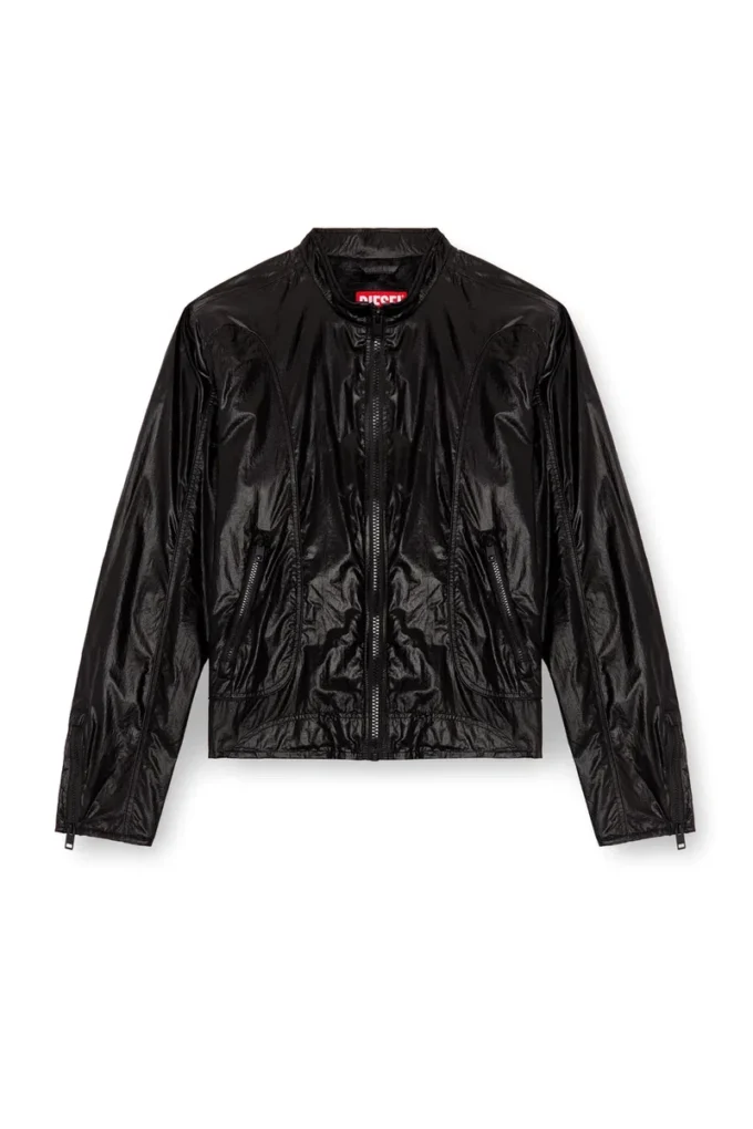 j-clays Blouson motard en ripstop brillant