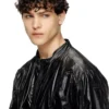 j-clays Blouson motard en ripstop brillant