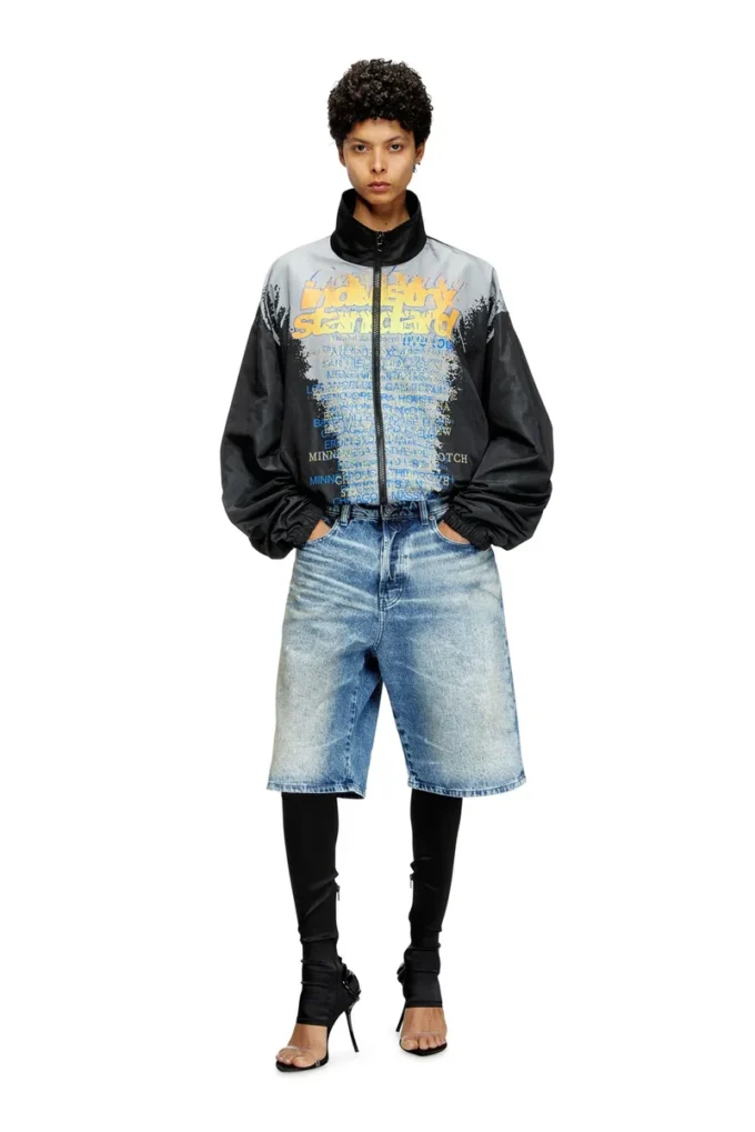 j-erik Veste en jersey technique avec imprimé paroles de chanson